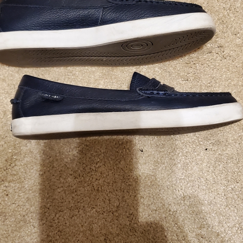 Navy Cole Haan Loafers